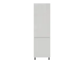 Шафа кухонна для вбудованого холодильника BRW Sole 60 см права світло-сірий глянець, альпійський білий/світло-сірий глянець FH_DL_60/207_P/P-BAL/XRAL7047 фото