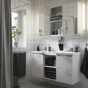 IKEA ENHET ЕНХЕТ, ванна, білий, 124x43x65 см 195.475.71 фото thumb №2