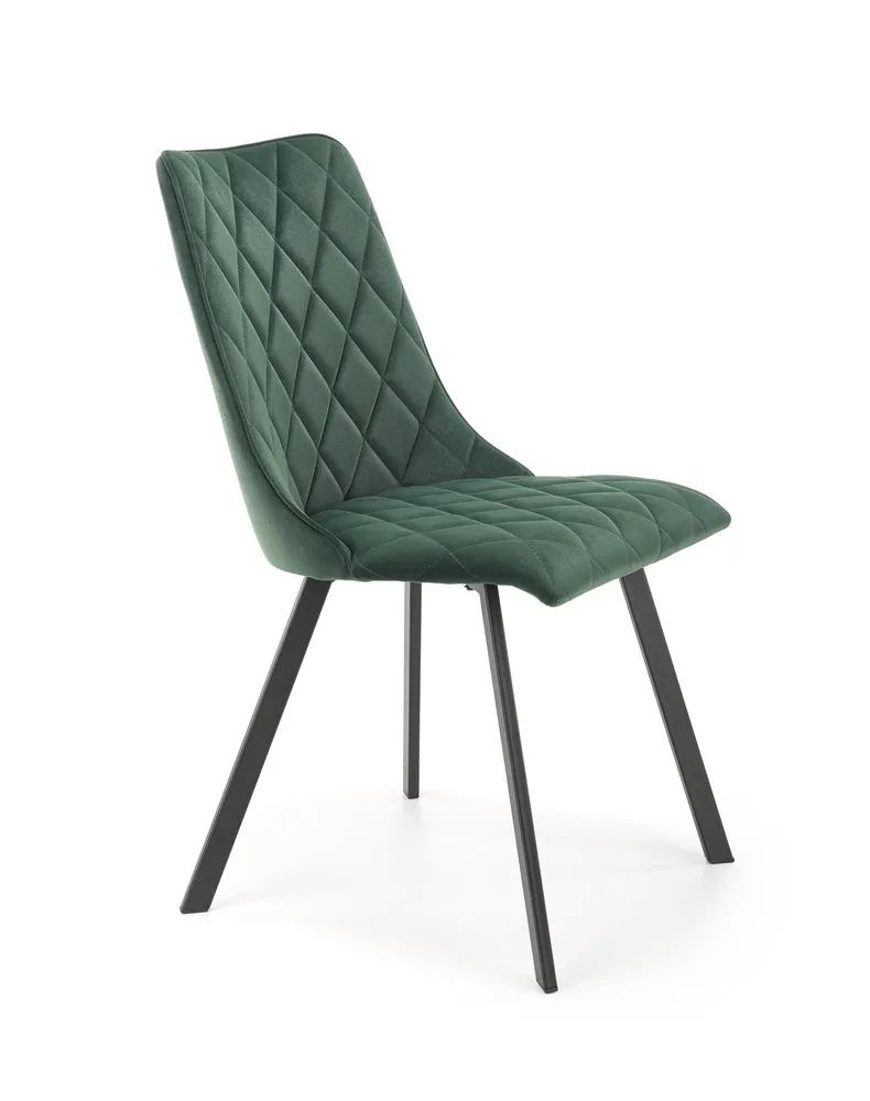 Кухонний стілець HALMAR K450 темно-зелений фото №1