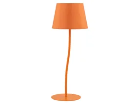 BRW Металлическая настольная лампа Nicola оранжевого цвета 094962 фото