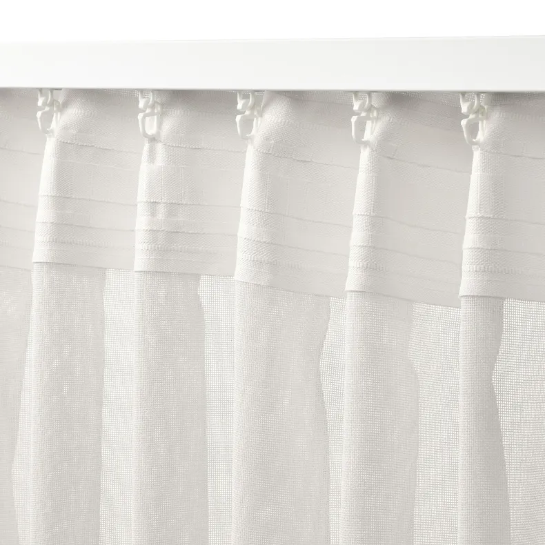 IKEA ÄNGSFRYLE ЭНГСФРЮЛЕ, гардина, 1 шт., белый, 300x300 см 705.692.20 фото №5