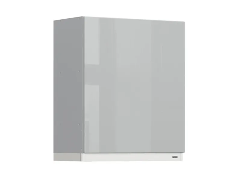 Кухонный шкаф BRW Top Line 60 см с вытяжкой правый серый глянец, серый гранола/серый глянец TV_GOO_60/68_P_FL_BRW-SZG/SP/BI фото №2