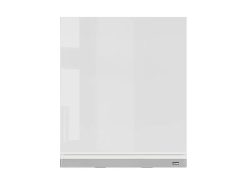 BRW Верхня кухонна шафа 60 см з витяжкою права глянцевий білий, альпійський білий/глянцевий білий FH_GOO_60/68_P_FL_BRW-BAL/BIP/IX фото №1