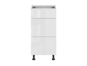 Кухонный шкаф BRW Top Line 40 см с ящиками с бесшумным закрыванием белый глянец, альпийский белый/глянцевый белый TV_D3S_40/82_2STB/STB-BAL/BIP фото