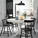 IKEA INGATORP ІНГАТОРП, розкладний стіл, білий, 90 / 125 см 304.917.75 фото thumb №2