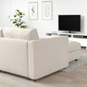 IKEA VIMLE ВІМЛЕ, кутовий диван, 5-місний, з шезлонгом / Gunnared бежевий 993.995.81 фото thumb №3