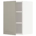 IKEA METOD МЕТОД, навесной шкаф с полками, белый / Стенсунд бежевый, 40x60 см 594.674.35 фото thumb №1
