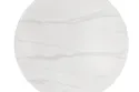 Стіл обідній круглий HALMAR EDGAR 100х100 см, стільниця - білий мармур, ніжки - чорний фото thumb №3