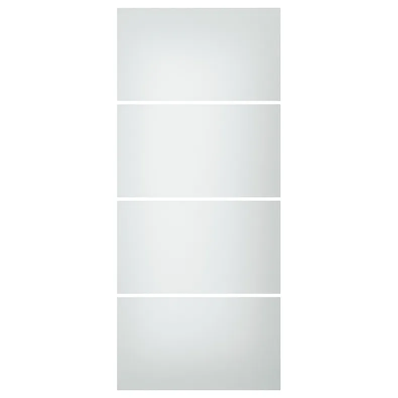 IKEA SVARTISDAL СВАРТІСДАЛЬ, 4 панелі для рами розсувних дверцят, білий під папір, 100x236 см 604.735.72 фото №1
