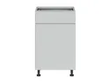 BRW Базовый шкаф Top Line для кухни 50 см правый с ящиком soft-close светло-серый матовый, греноловый серый/светло-серый матовый TV_D1S_50/82_P/STB-SZG/BRW0014 фото thumb №1