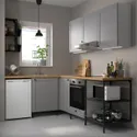 IKEA ENHET ЕНХЕТ, кутова кухня, антрацитовий / сірий каркас 093.379.98 фото thumb №2