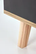 Письмовий стіл HALMAR SERGIO xl 134-210x60 см антрацит/дуб вотан фото thumb №5