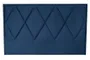 Изголовье кровати HALMAR MODULO W4 160 см темно-синего цвета. Монолит 77 фото
