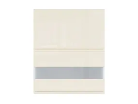 BRW Верхний кухонный шкаф Sole 60 см с откидным дисплеем магнолия глянец, альпийский белый/магнолия глянец FH_G2O_60/72_OV/O-BAL/XRAL0909005 фото
