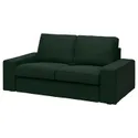 IKEA KIVIK КІВІК, чохол для 2-місного дивана, Талміра темно-зелена 105.171.92 фото thumb №1