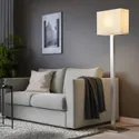 IKEA TOMELILLA ТОМЕЛИЛЛА, светильник напольный, никелированный / белый, 150 см 304.640.41 фото thumb №2