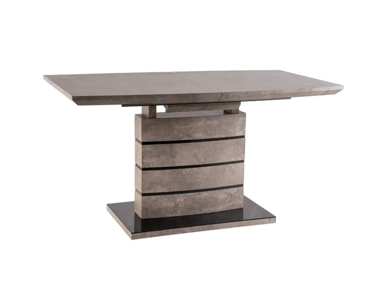 Обеденный стол SIGNAL LEONARDO, эффект бетона, 80x140 фото №6