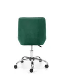 Крісло комп'ютерне офісне обертове HALMAR RICO, зелений оксамит фото thumb №3