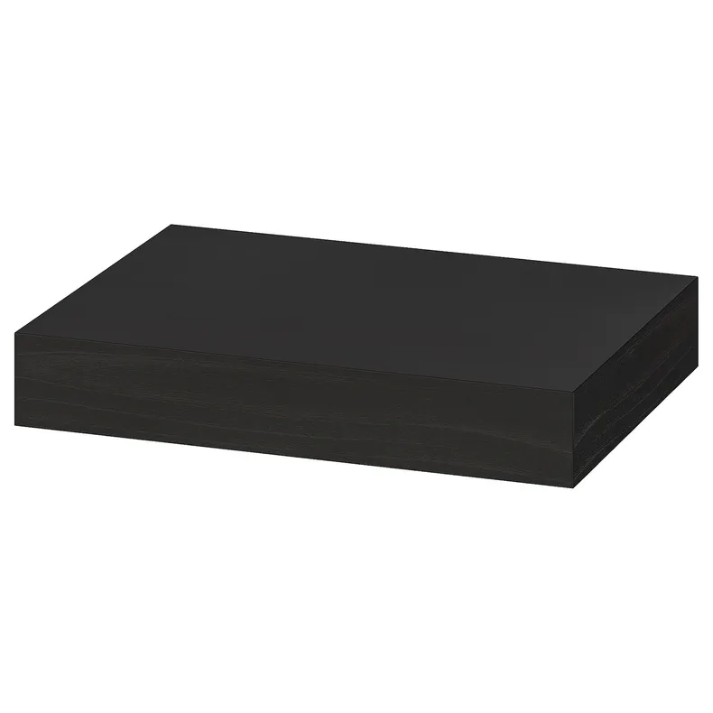 IKEA LACK ЛАКК, полиця навісна, чорно-коричневий, 30x26 см 404.305.88 фото №1