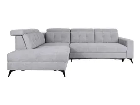 BRW Лівосторонній кутовий диван Barletta зі спальною функцією та ящиком для зберігання сірий, Бульбашка 7 NA-BARLETTA-BL_A_2F-GB_BBEF52 фото