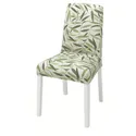 IKEA BERGMUND БЕРГМУНД, стілець, білий / ФОГЕЛЬФОРС різнобарвний 993.880.97 фото thumb №1