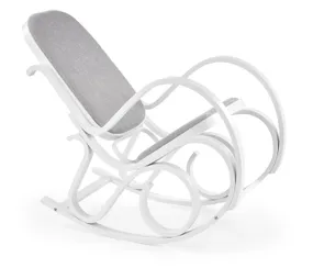 Кресло-качалка HALMAR MAX BIS PLUS, белый фото