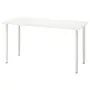 IKEA LAGKAPTEN ЛАГКАПТЕН / OLOV ОЛОВ, письмовий стіл, білий, 140x60 см 994.171.70 фото