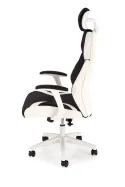 Крісло офісне, комп'ютерне HALMAR CHRONO, чорний/білий фото thumb №4