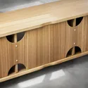 IKEA FRYKSÅS ФРЮКСОС, тумба під телевізор, ротанг, 157x41x49 см 805.740.99 фото thumb №4