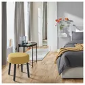 IKEA MÖRTFORS МЁРТФОРС, пуф, Дисерёд тёмно-жёлтый, 47x47 см 505.702.48 фото thumb №4