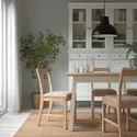 IKEA PINNTORP ПІННТОРП, стілець, світло-коричнева пляма / натуральний каторп 205.294.82 фото thumb №2