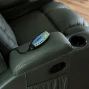 Масажне крісло MEBEL ELITE BOX, екошкіра: зелений фото thumb №6