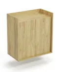 Шкафчик HALMAR MOBIUS 2D CUPBOARD, корпус : натуральный гикори, фасады - натуральный гикори фото thumb №1