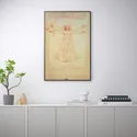 IKEA BILD БІЛЬД, постер, Вітрувіанська людина, 61x91 см 804.418.44 фото thumb №3