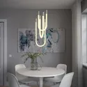 IKEA VARMBLIXT ВАРМБЛІКСТ, LED підвісний світильник, біле матове скло, 46 см 105.311.31 фото thumb №3