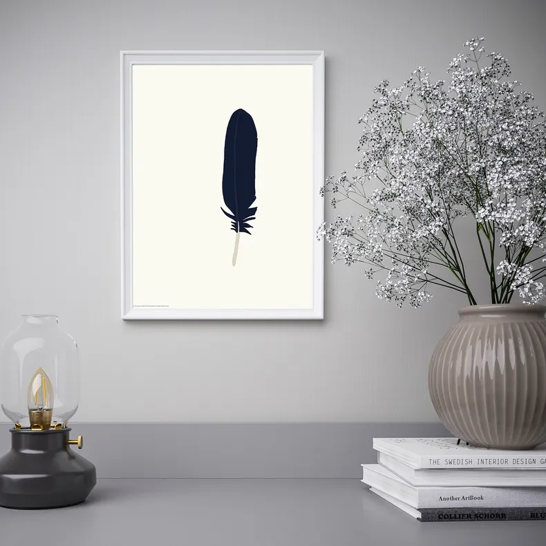 IKEA BILD БИЛЬД, постер, синяя ручка, 30x40 см 204.360.96 фото №3