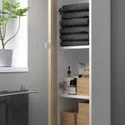 IKEA ENHET ЭНХЕТ, высокий шкаф с 4 полками / дверцей, белый / имит. дуб, 30x32x180 см 793.224.89 фото thumb №3