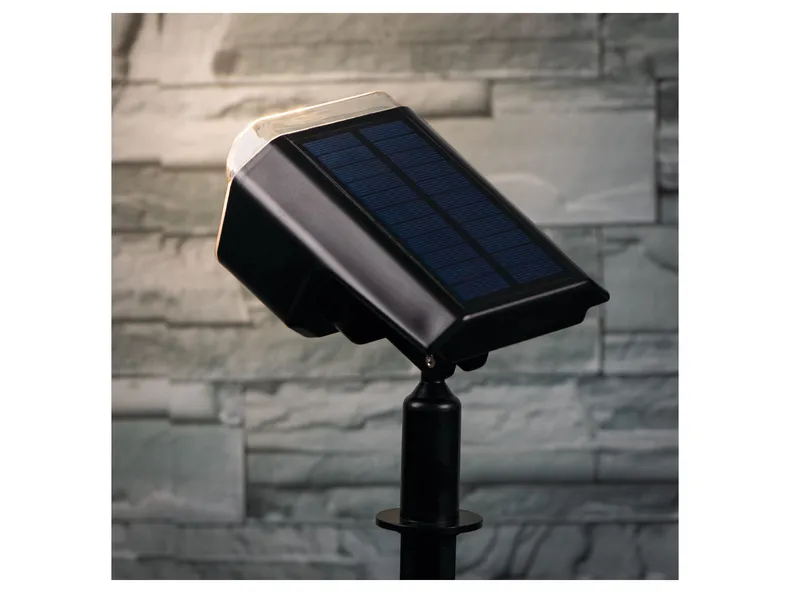 BRW Светодиодная солнечная лампа KB SLR в пластиковом корпусе черного цвета 093202 фото №5