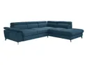 BRW Кутовий розкладний диван Алегра з ящиком для зберігання велюровий синій, Елемент 13 NA-ALEGRA-L-G2_B9CA45 фото thumb №2