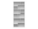 BRW Книжкова шафа Tetrix 88 см з 12 полицями біла, білий глянець REG/197/90-BIP фото thumb №2