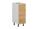 BRW Кухонный цокольный шкаф 30 см левый с ящиками дуб арлингтон, альпийский белый/арлингтонский дуб FH_D1S_30/82_L/SMB-BAL/DAANO фото thumb №2