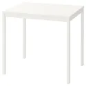 IKEA VANGSTA ВАНГСТА, розкладний стіл, білий, 80/120x70 см 003.751.26 фото thumb №1