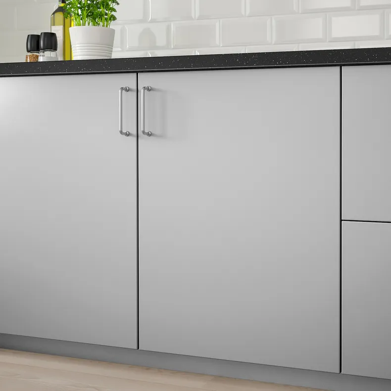 IKEA VEDDINGE ВЕДДІНГЕ, фронтальна панель посудомийної маш, сірий, 45x80 см 202.915.74 фото №3