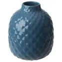 IKEA STILREN СТІЛЬРЕН, ваза, синій / сірий, 12 см 705.714.21 фото thumb №1