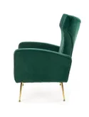 Крісло м'яке HALMAR VARIO темно-зелене фото thumb №4