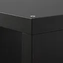 IKEA KALLAX КАЛЛАКС, стеллаж с основанием, чёрный / коричневый / черный, 147x59 см 294.426.63 фото thumb №5