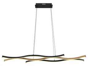 BRW Светодиодный подвесной светильник Geronimo черный 091541 фото
