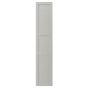 IKEA LERHYTTAN ЛЕРХЮТТАН, дверцята, світло-сірий, 40x200 см 504.614.85 фото
