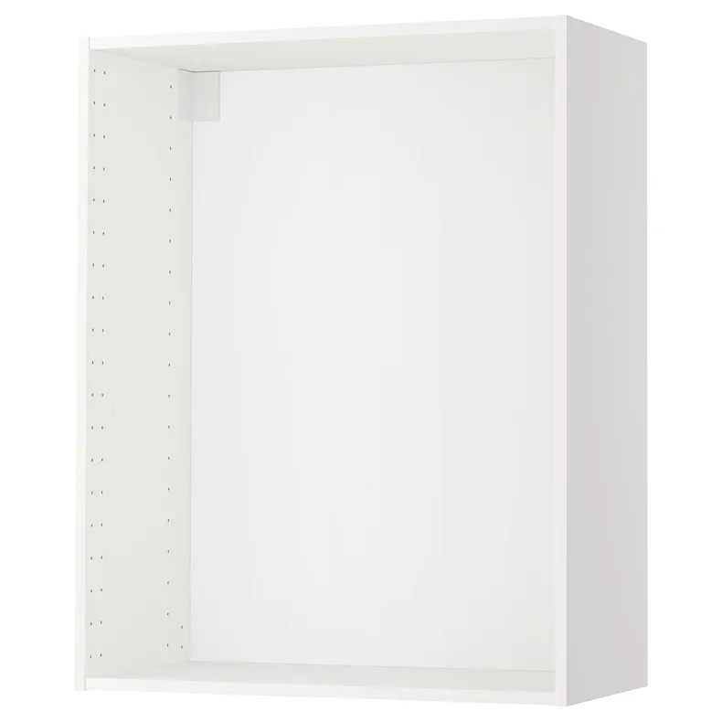IKEA METOD МЕТОД, каркас навесного шкафа, белый, 80x37x100 см 902.055.30 фото №1