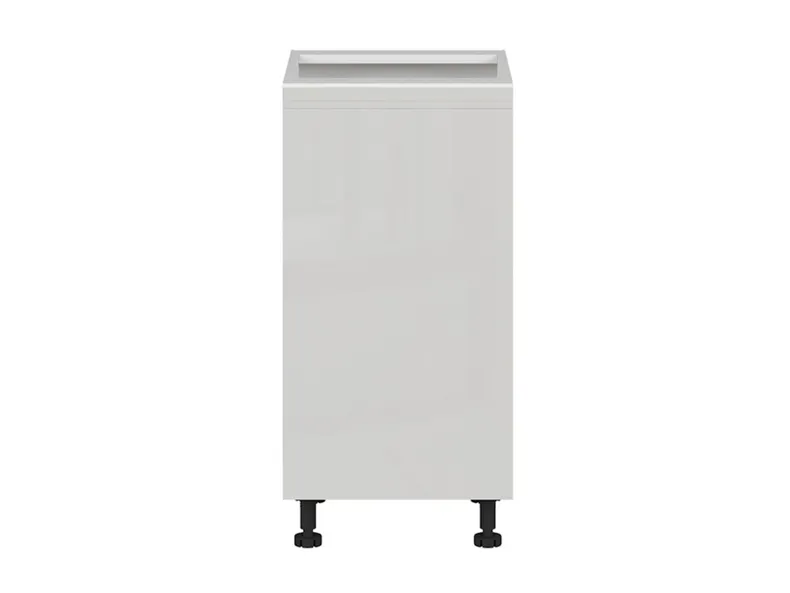 BRW Базовый шкаф для кухни Sole 40 см левый светло-серый глянец, альпийский белый/светло-серый глянец FH_D_40/82_L-BAL/XRAL7047 фото №1
